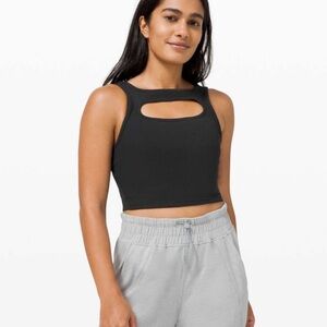 lululemon athletica Black Crop Top